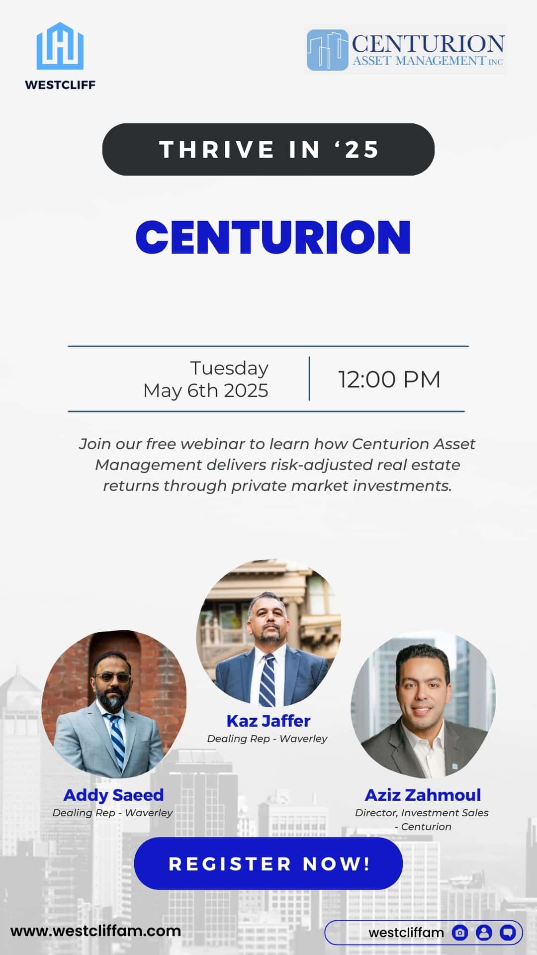 Webinar 4 – Thrive in ’25: Centurion