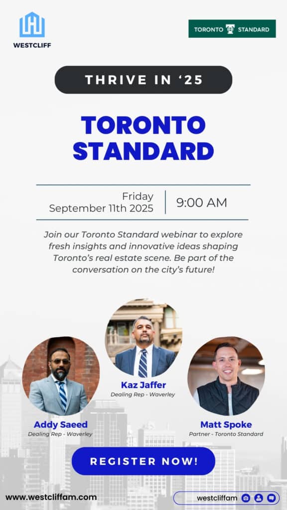 In this Thrive in 25 webinar, Kaz and Addy Saeed join Matt Spoke to discuss missing middle housing, zoning regulations, and passive real estate investing in Toronto. Learn how policy, land costs, and CMHC programs shape rental development opportunities.